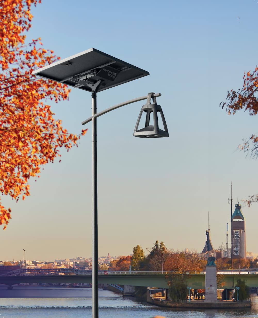 Decorative Solar Street Light by Fonroche Lighting America - Best Street Light Company in USA
