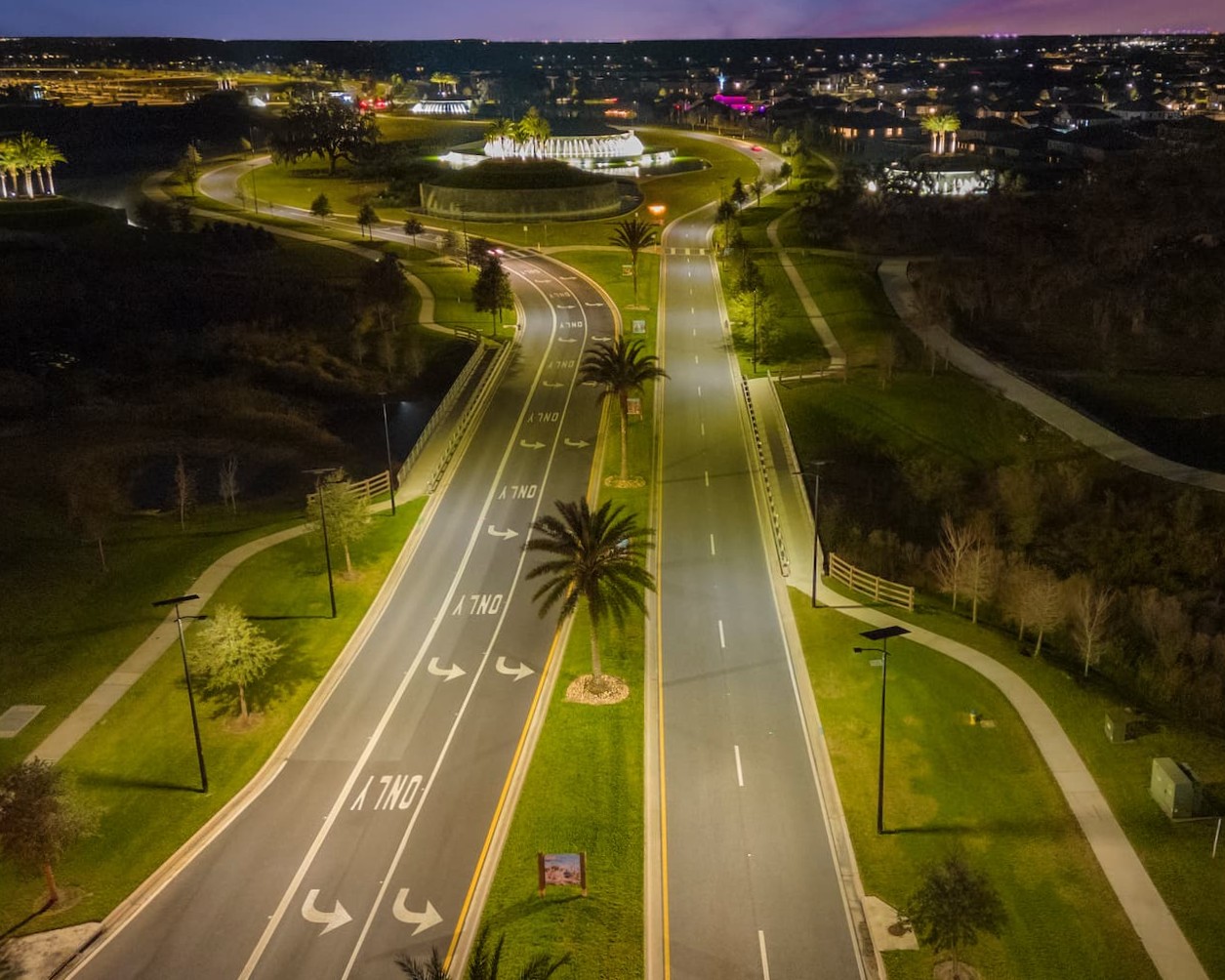 Florida installation of Fonroche Solar Street Light