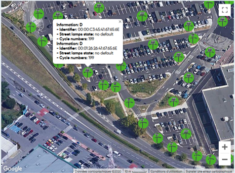 Eco-friendly solar street lights in a sustainable city project
