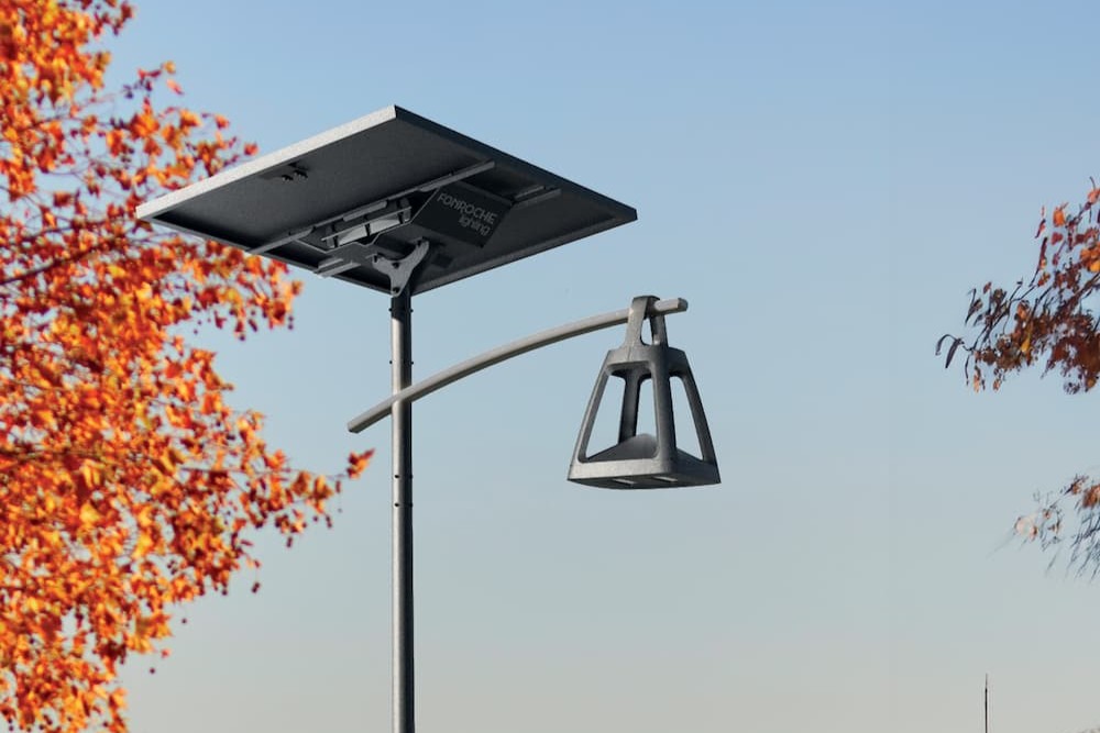 Belle Epoque - Decorative Solar Street Light fixture by Fonroche Lighting America