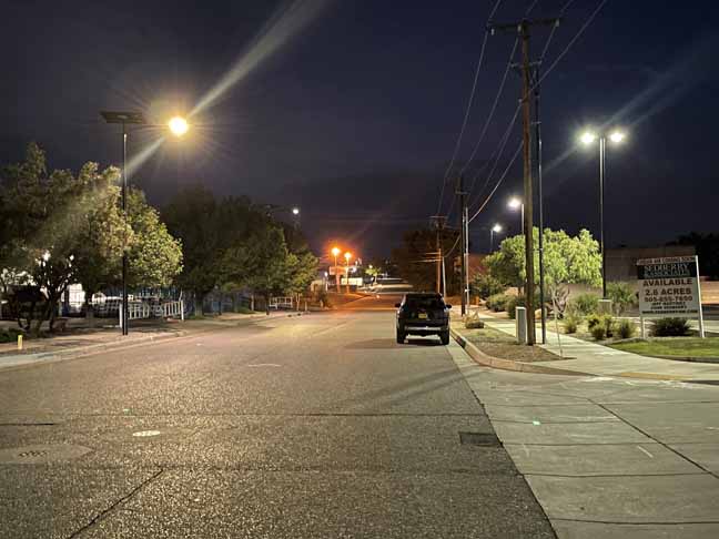 solar powered street lights