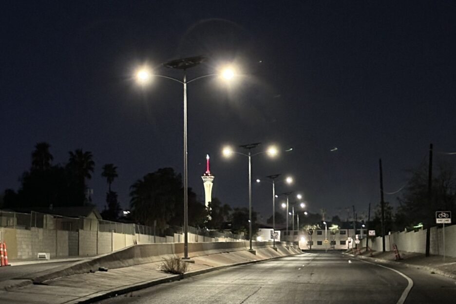 solar street lights in las vegas fonroche lighting america