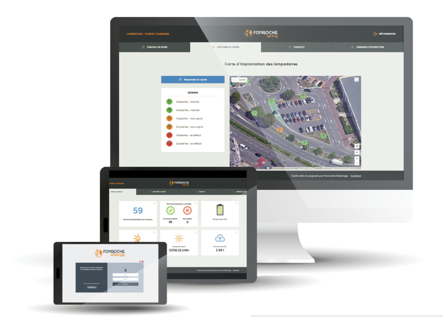 Fonroche Connect Running on Various Devices